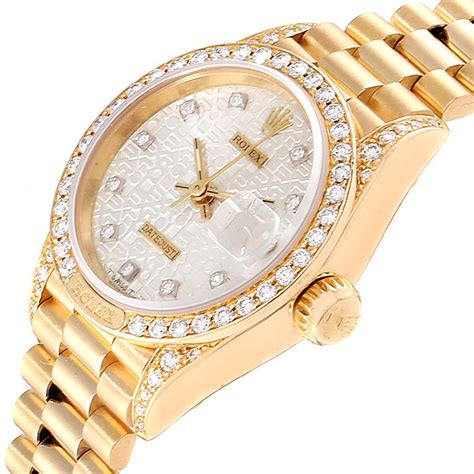 rolex women diamond watch